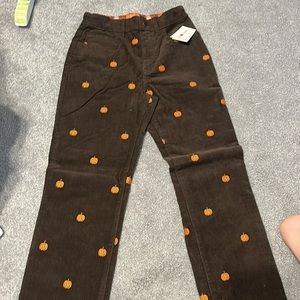Boys corduroy pants with pumpkins, new with tags